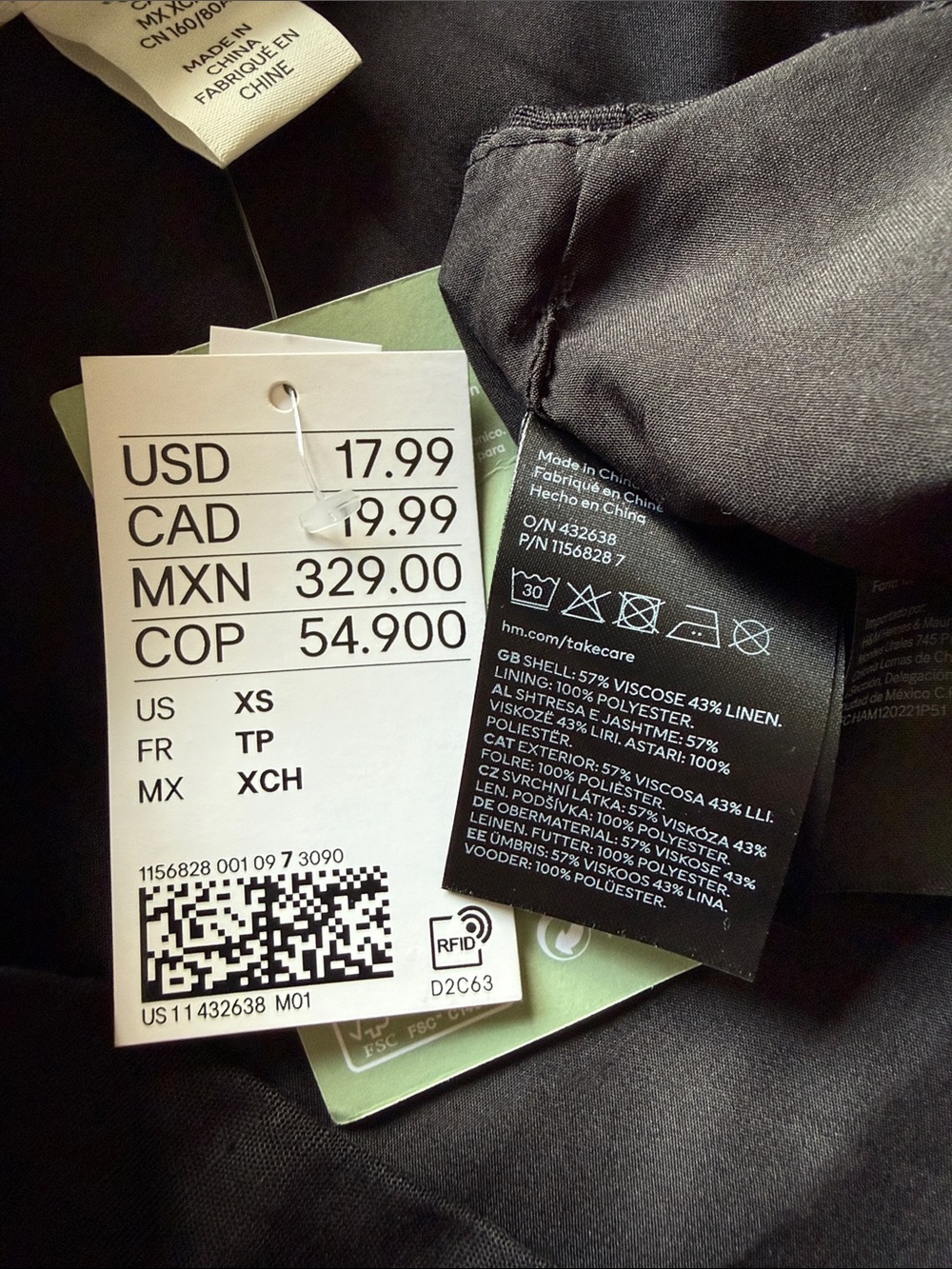 H&M Black Women's Tailored Vest - Picture 2 of 4